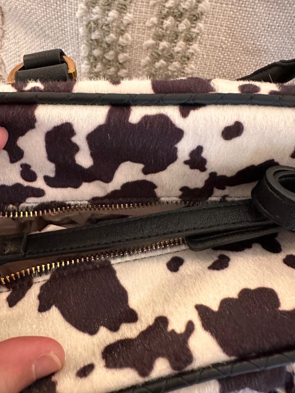 Update: sold Juicy couture cow print bag - Picture 4 of 4